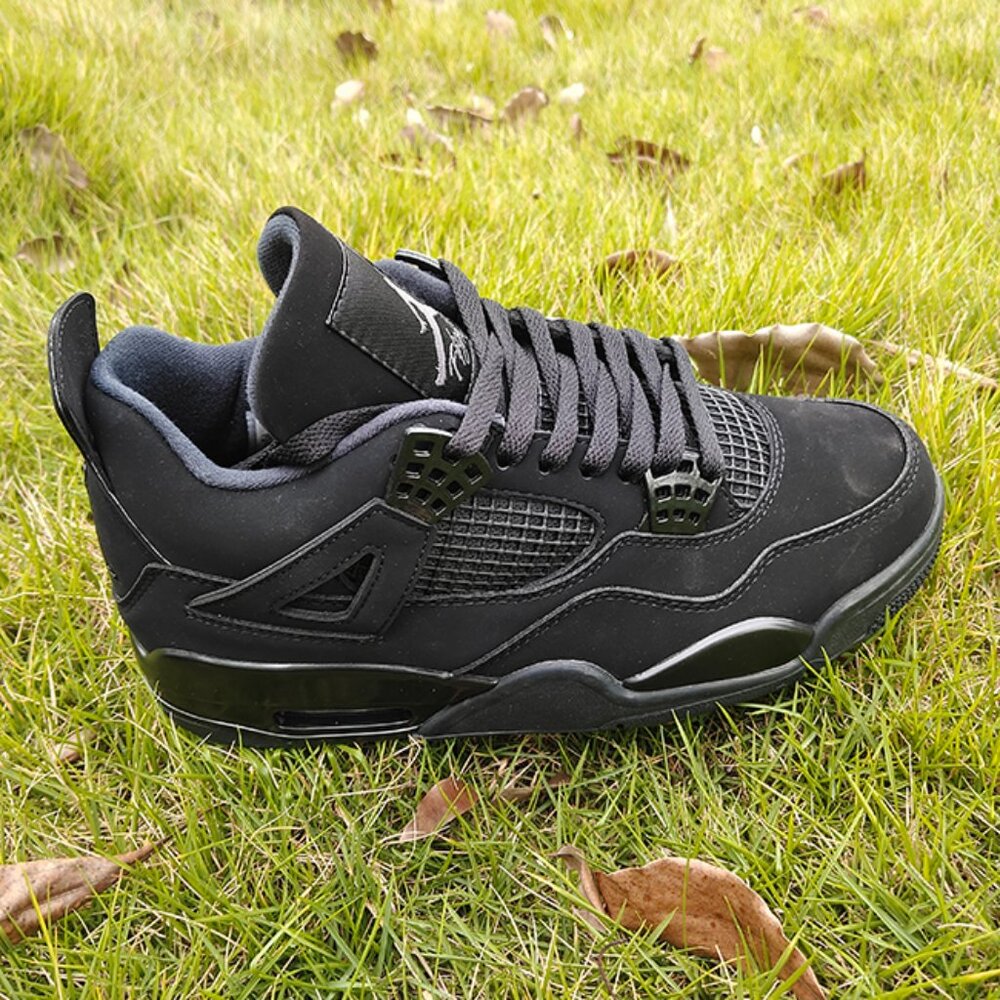 Jordan 4 Retro Mid Black Cat Sneakers